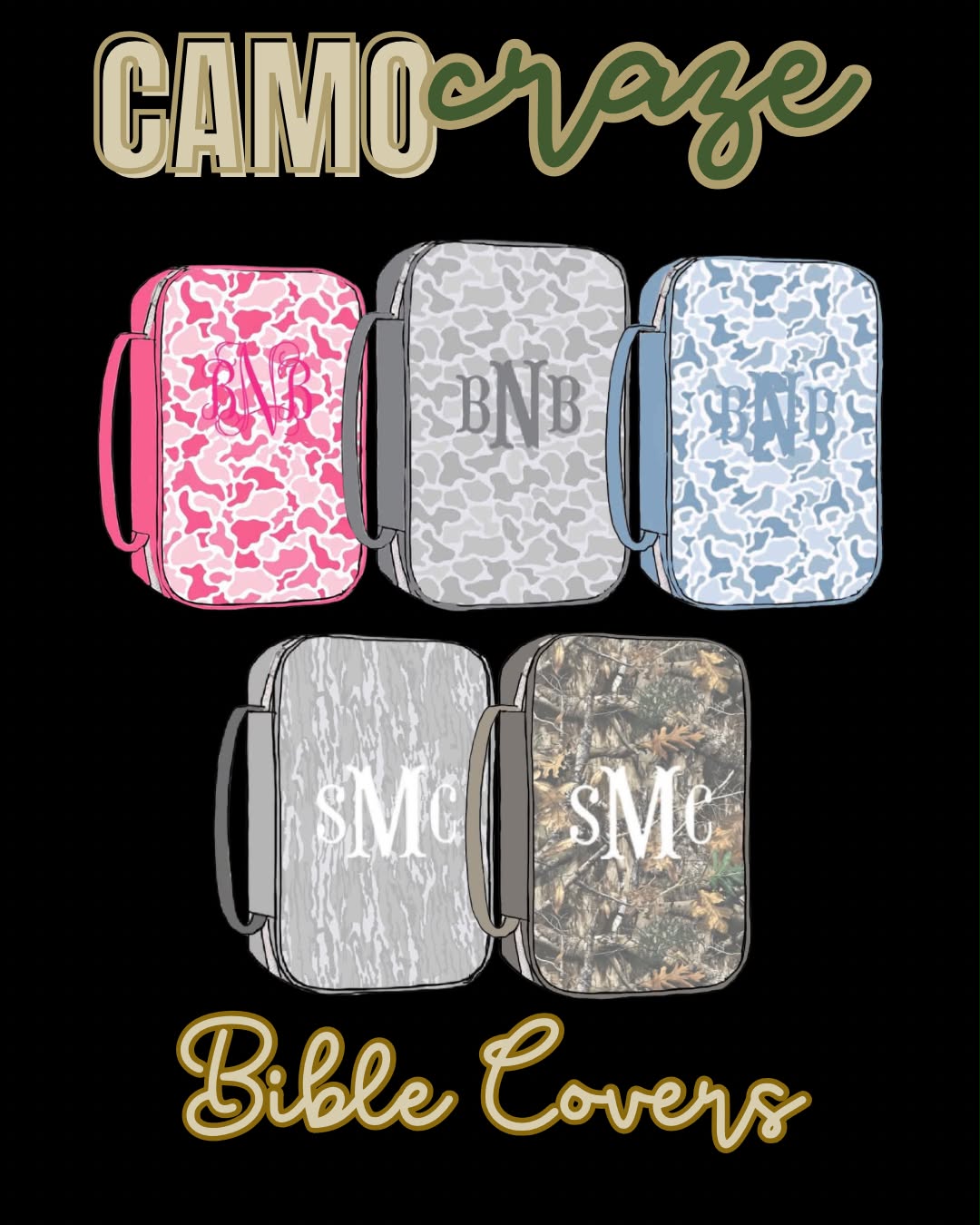 Camo Craze Flash Presale: Bible Covers- Birch