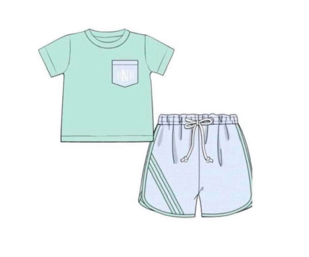 Pre Order 147: Rep Request- Boys Camilla Shortie Set