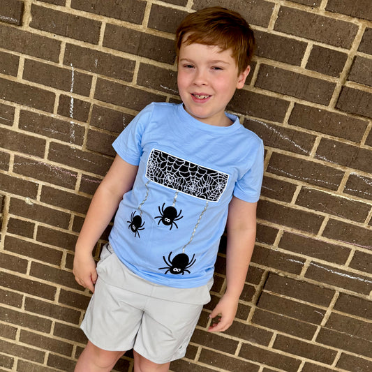 RTS: Itsy Bitsy Spider- Boys Knit Shirt
