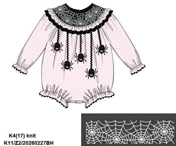 RTS: Itsy Bitsy Spider- Girls Woven Bubble