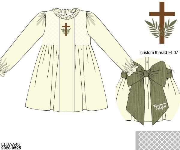 Pre Order 148: Hosanna- Girls Woven Dress