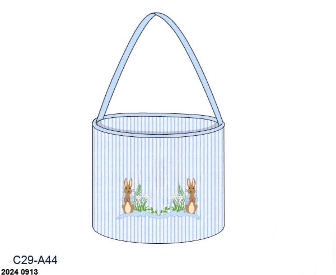 RTS: Bunny Crest- Boys Basket