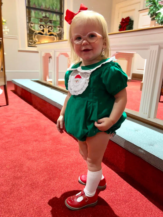 RTS: Christmas Tabs- Girls Corduroy Bubble