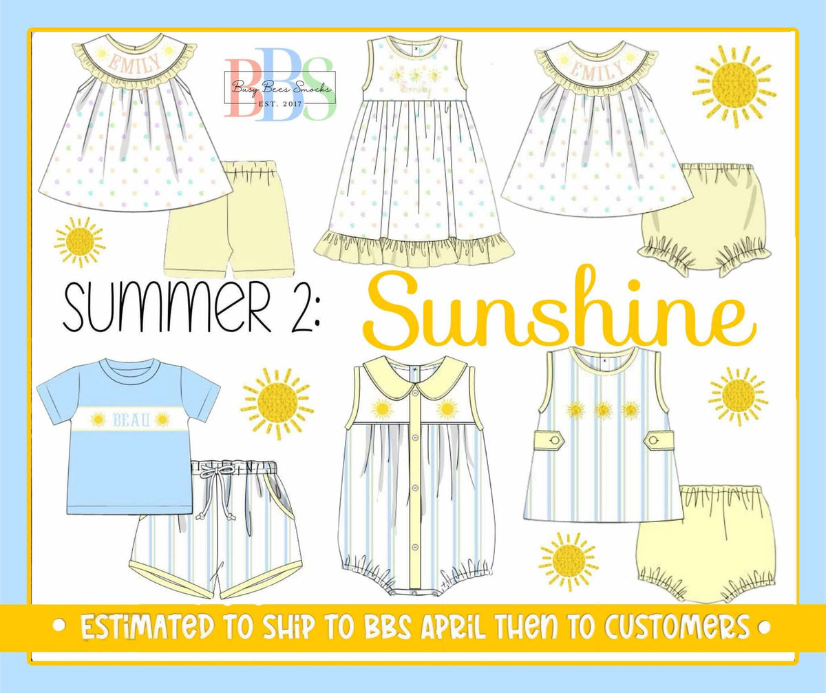 Pre Order 152: Sunshine- Girls Knit Dress