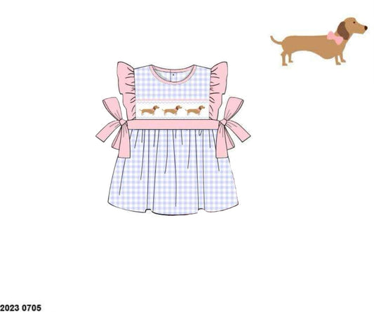 Pre Order 132: Darlin Doxies- Girls Knit Shirt