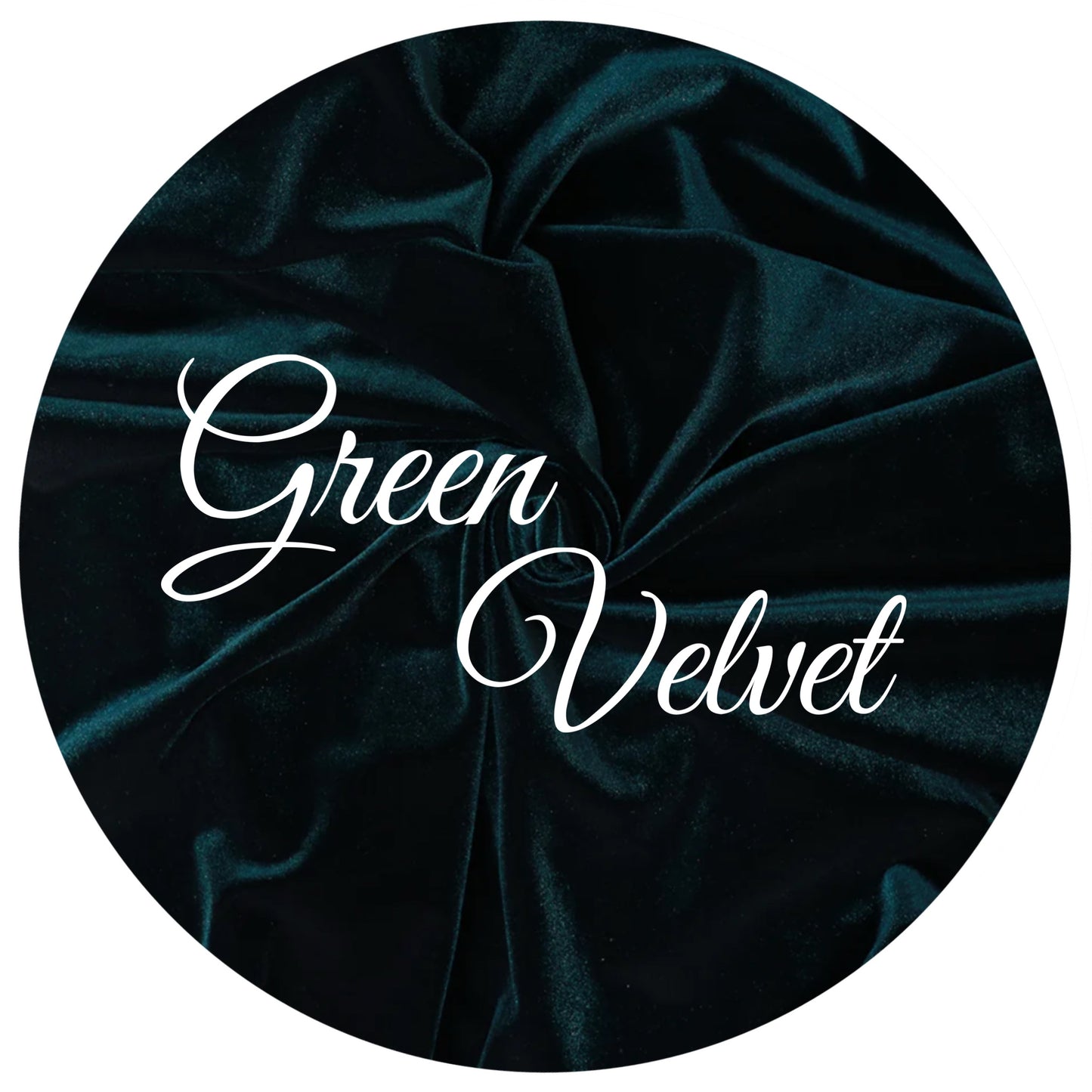 Pre Order 127: Christmas Name Smocks- Green Velvet Dress