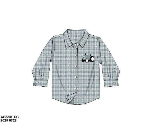 RTS: Feldspar Fields- Boys Button Up Shirt