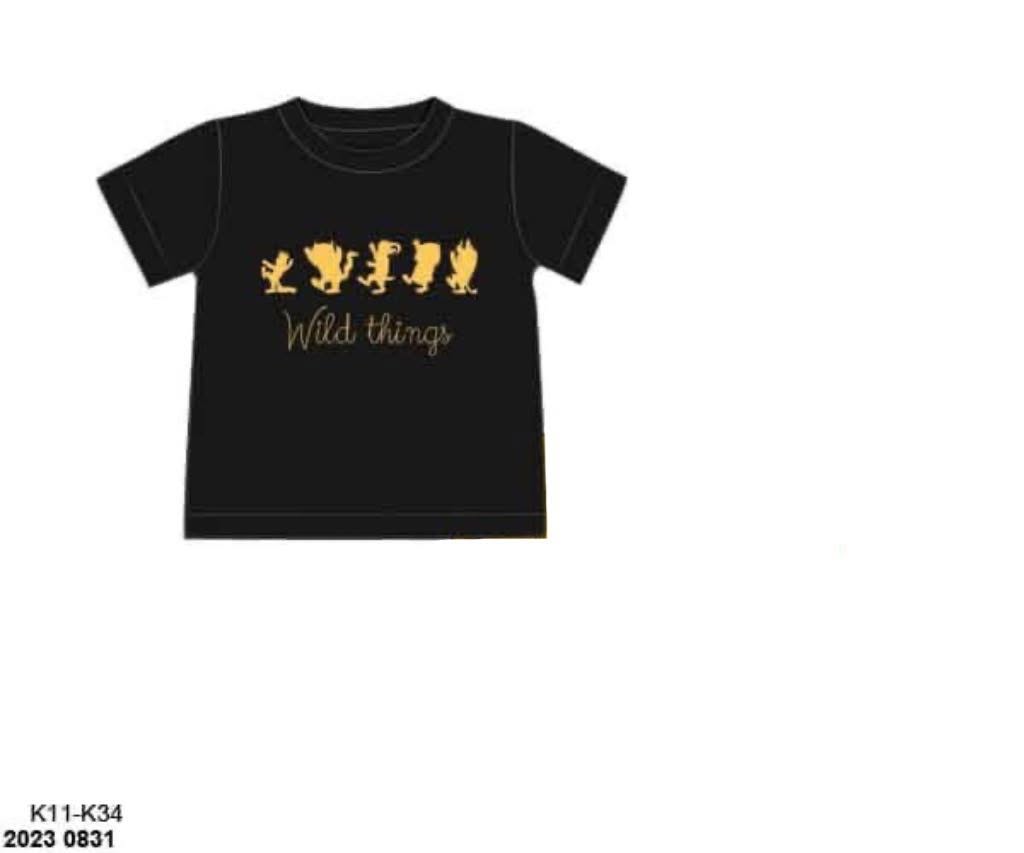 Pre Order 146: Books- Boys Wild Things Knit Shirt