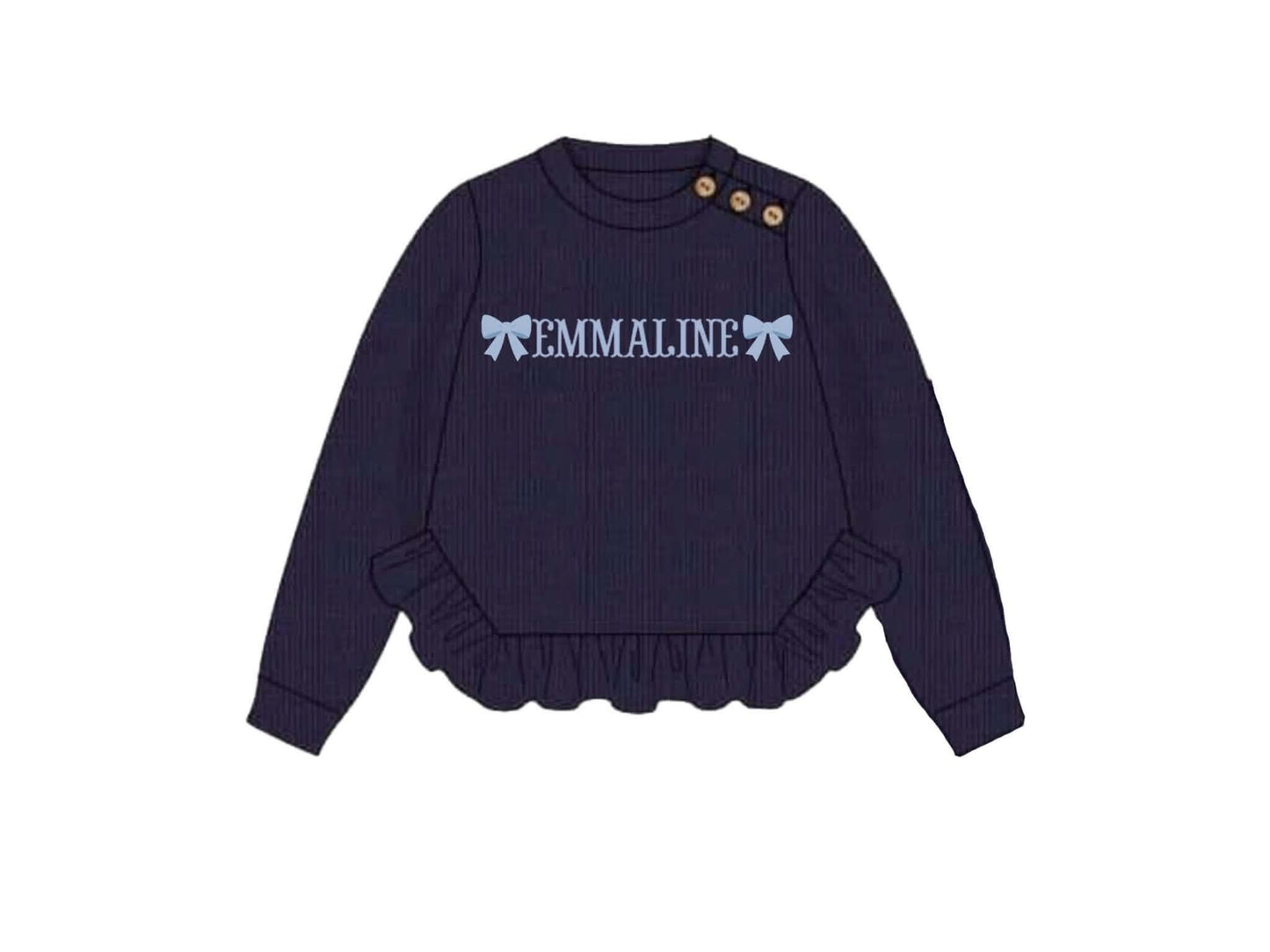 Pre Order 146: Sweaters- Girls Bow Sweater