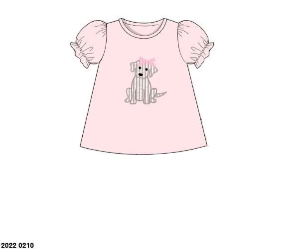 Pre Order 146: Critters- Girls OG Hank Appliqué Knit Shirt