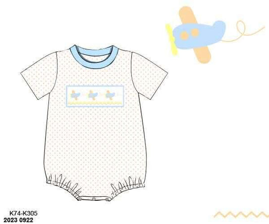 RTS: Blooms Away- Boys Knit Bubble