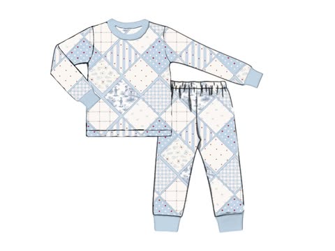 Pre Order 147: Cupid Shuffle- Boys Knit 2pc Lounge