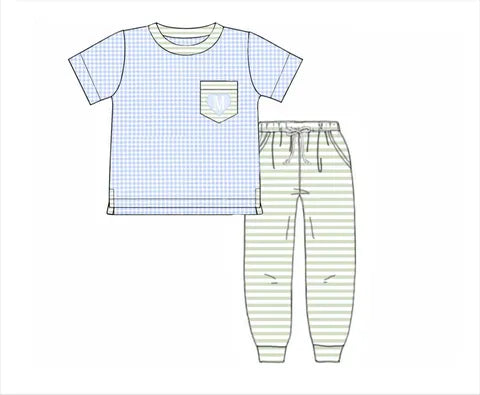 Pre Order 147: Be Mine- Boys Knit Jogger Set