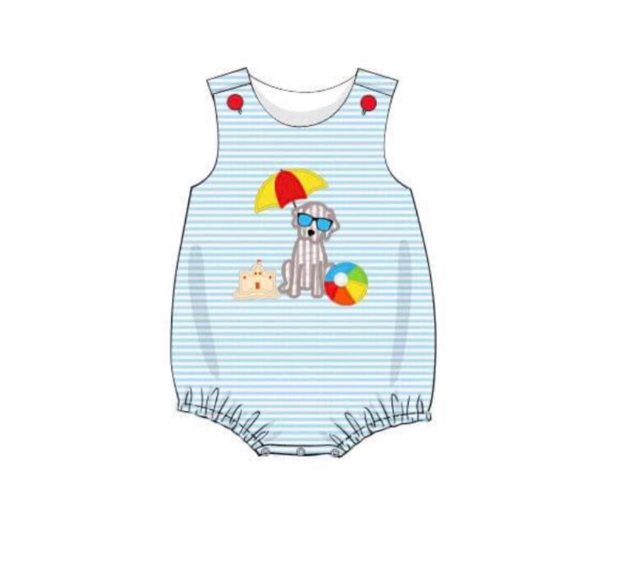Throwback Pre Order: Beach Puppy- Boys Knit Bubble