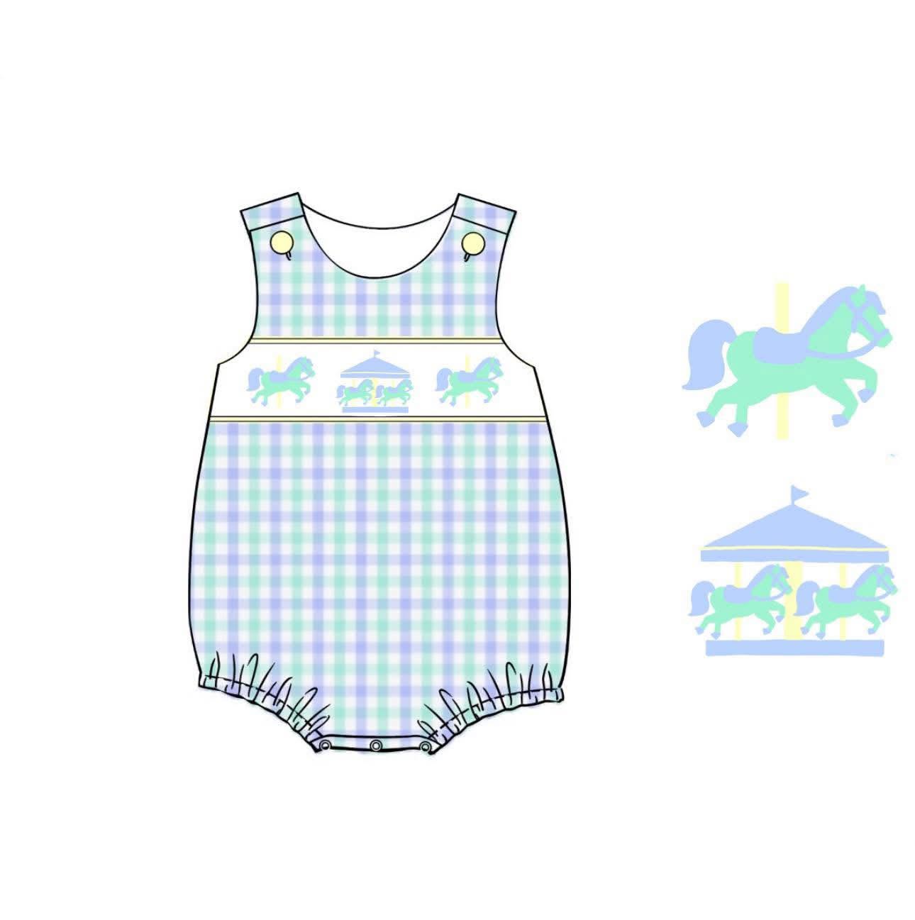 Throwback Pre Order: Carousel- Boys Woven Bubble