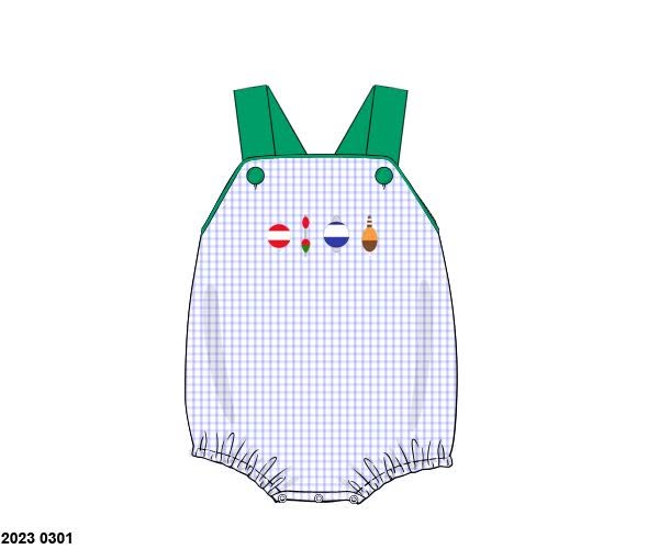 Throwback Pre Order: Bobbers- Boys Woven Bubble