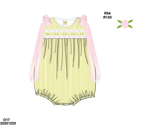 Throwback Pre Order: Girls Only- Yellow Linen Bubble