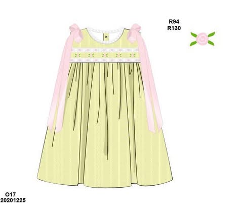 Throwback Pre Order: Girls Only- Yellow Linen Dress
