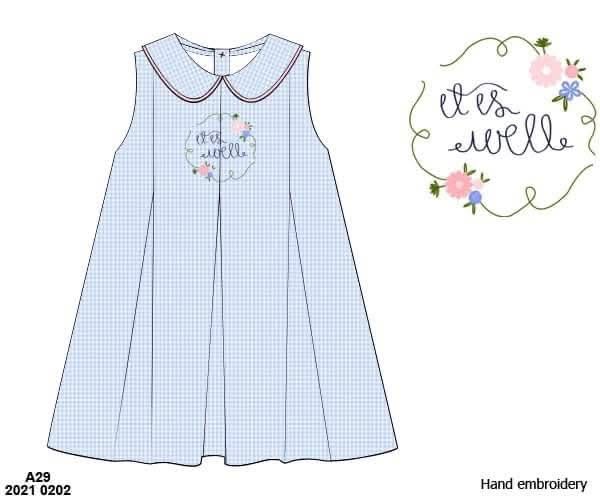 Throwback Pre Order: It Is Well- Girls Woven Dress