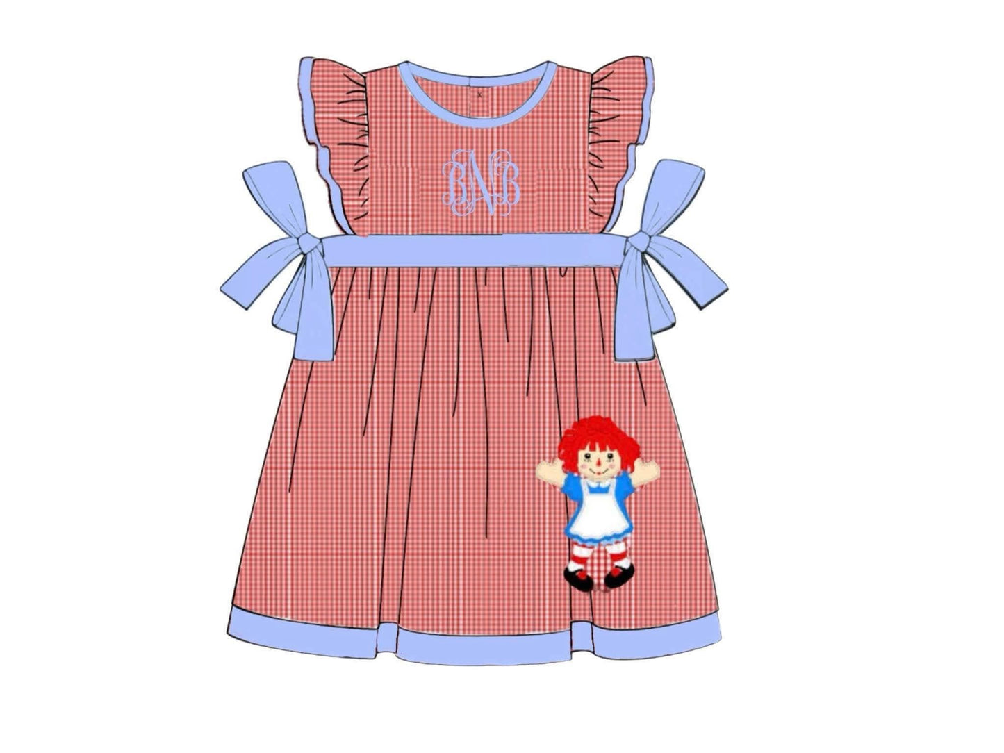 Throwback Pre Order: Raggedy- Girls Woven Dress