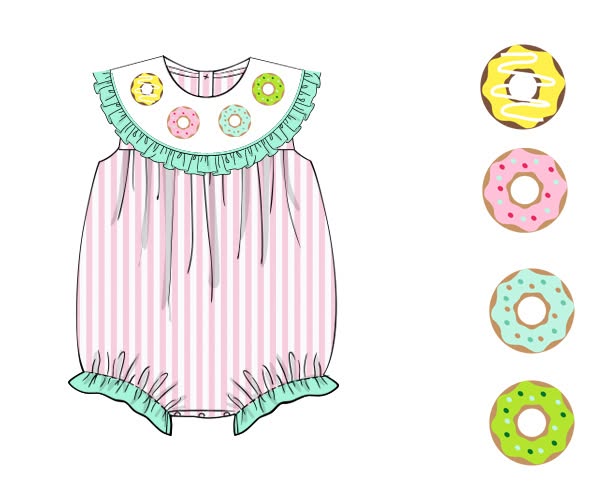 Throwback Pre Order: Donut Shop- Girls Knit Bubble