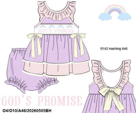 Special Pricing 2.0: God's Promise- Girls Bloomer Set