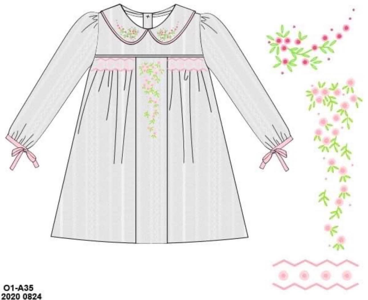 Throwback Pre Order: Girls Only- White Linen Dress