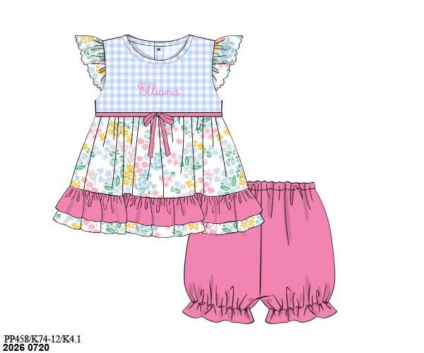 Special Pricing 2.0: Sweet Grace- Girls Knit Bubble Short Set