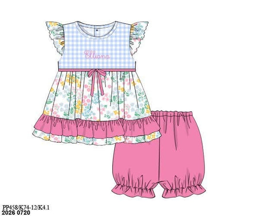 Special Pricing 2.0: Sweet Grace- Girls Knit Bubble Short Set