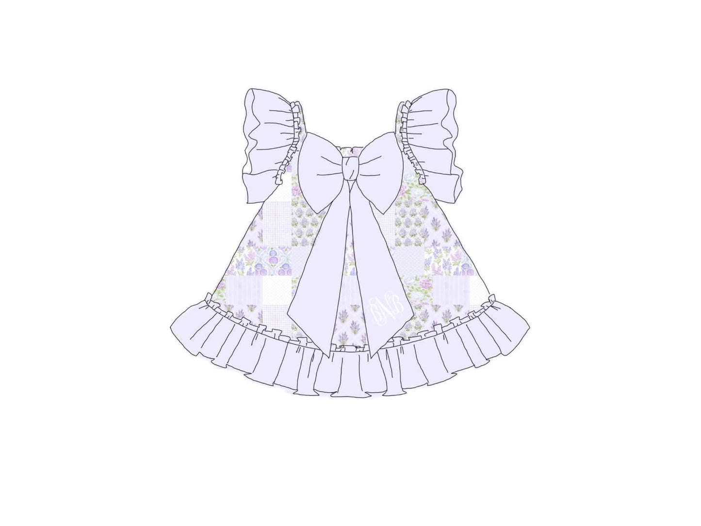 Pre Order 146: Girls Only- Susie’s Patchwork Bow Shirt