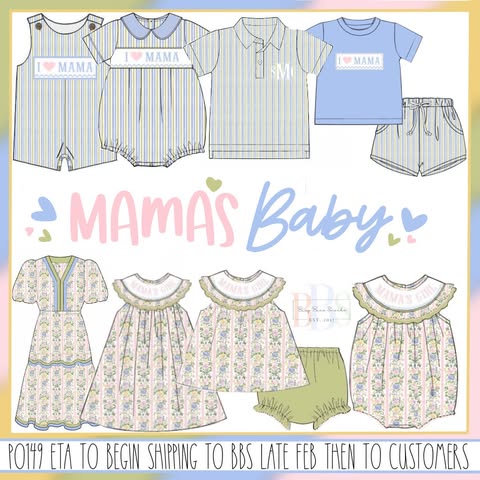 Pre Order 149: Mama’s Baby- Boys Knit Shortall