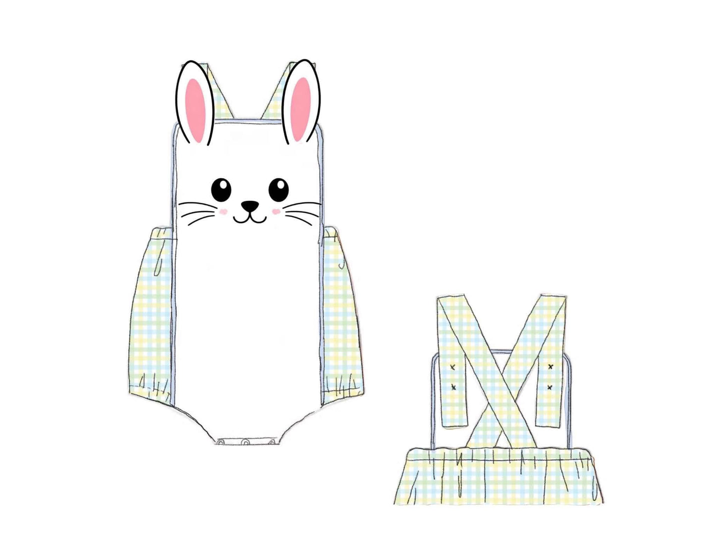 Special Pricing 2.0: Hoppy Face- Boys Woven Sunsuit