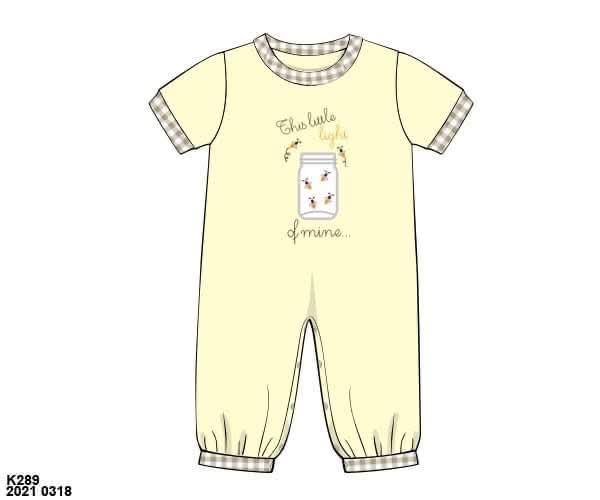 Throwback Pre Order: Light of Mine- Boys Knit Romper