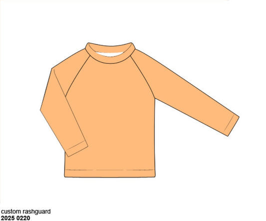 RTS: Vintage Dinos- Boys Rash Guard Top