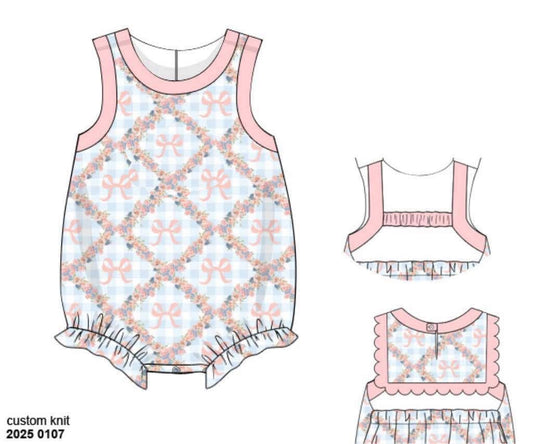 RTS: Bradford Bows- Girls Knit Bubble