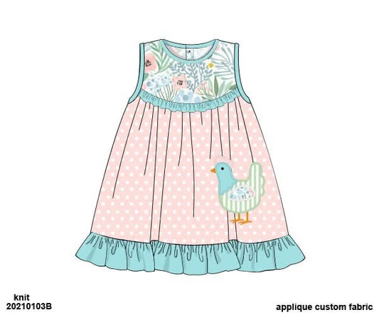 Customer Choice Pre Order 1: Girls Palmetto Chicken Dress