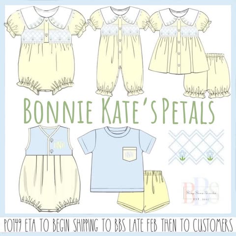 Pre Order 149: Bonnie Kate's Petals- Boys Knit Bubble