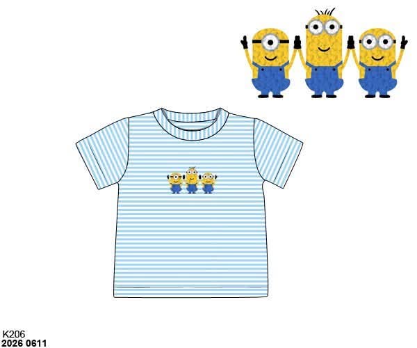 Pre Order 146: Characters- Boys BaNaNa! French Knot Shirt