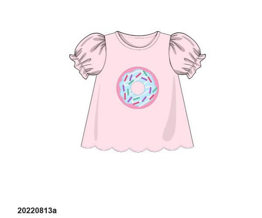 RTS: DEFECT- Girls Casual Mix & Match- Knit Donut Shirt