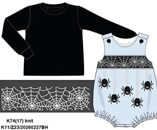 RTS: Itsy Bitsy Spider- Boys 2pc Woven Bubble