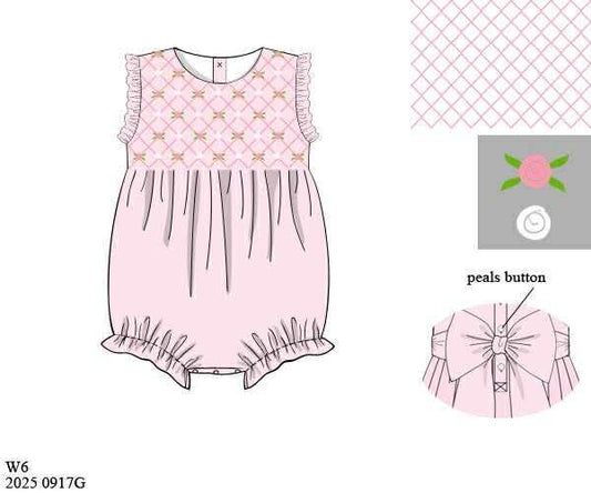 Pre Order 133: Just Girly Things- Girls Woven Bubble