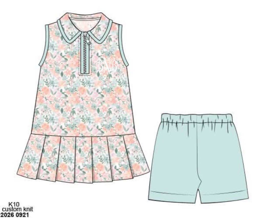 Pre Order 151: Athletic Sets & Polos- Girls Finlee 2pc Set