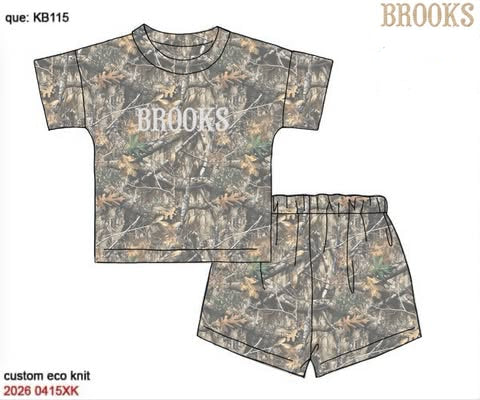 Camo Craze Flash Presale: Unisex Mom/Mini Oversized Tee Set- Woodland
