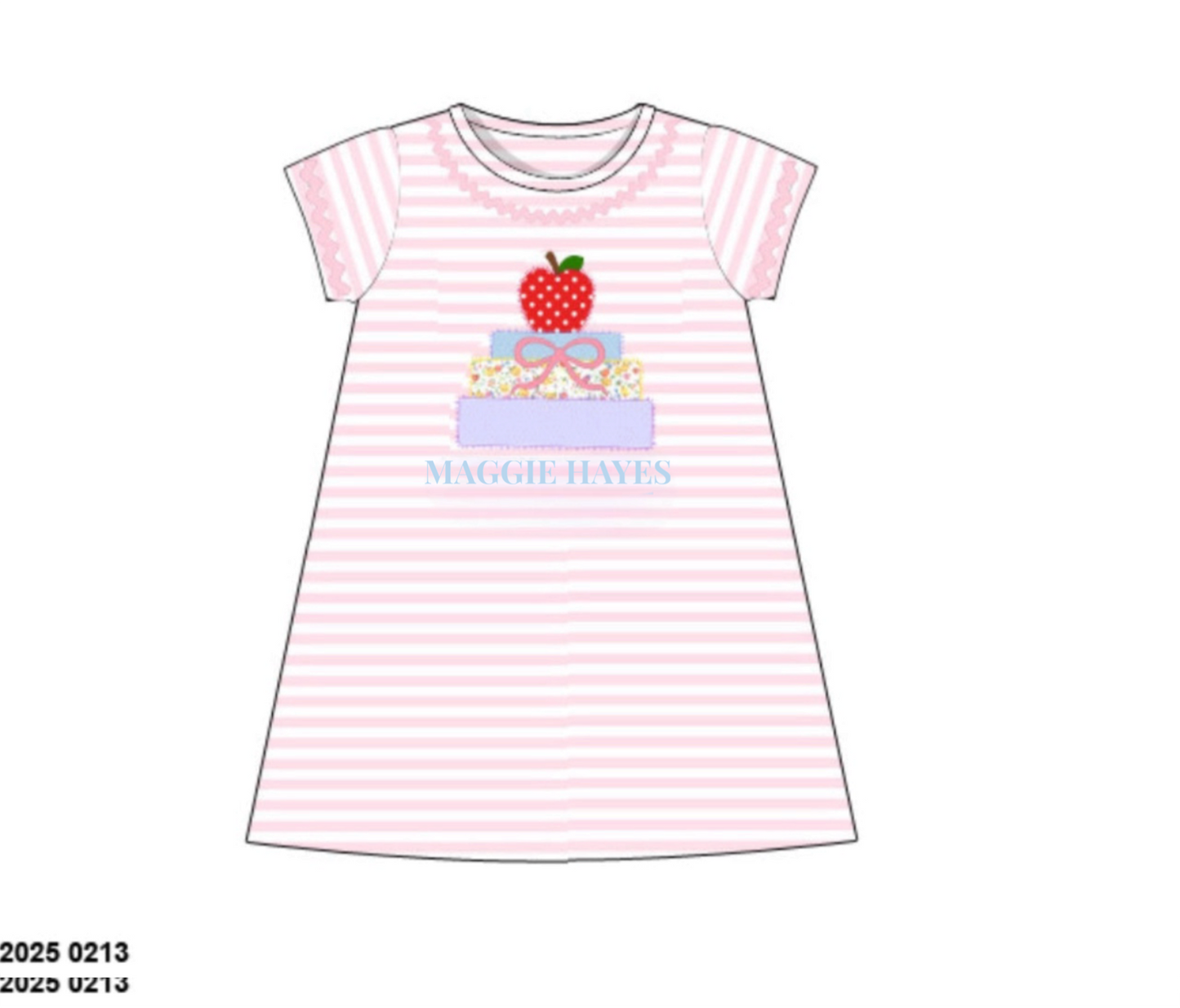 RTS: Book Club- Girls Knit Dress “MAGGIE HAYES”