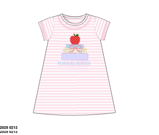 RTS: Book Club- Girls Knit Dress “MAGGIE HAYES”