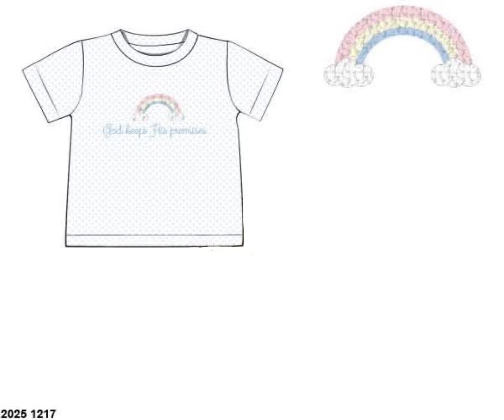 Pre Order 146: Church- Boys French Knot Promise Knit Shirt