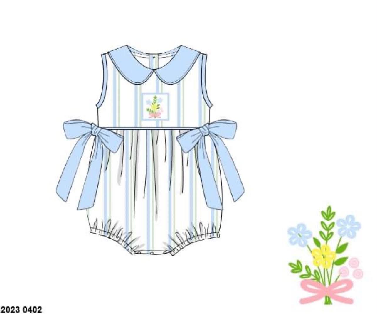 Throwback Pre Order: Bluebell Acres- Girls Knit Bubble