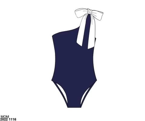 Pre Order 152: Classic Navy Swim- Mom/Mini 1pc Rashguard Swim