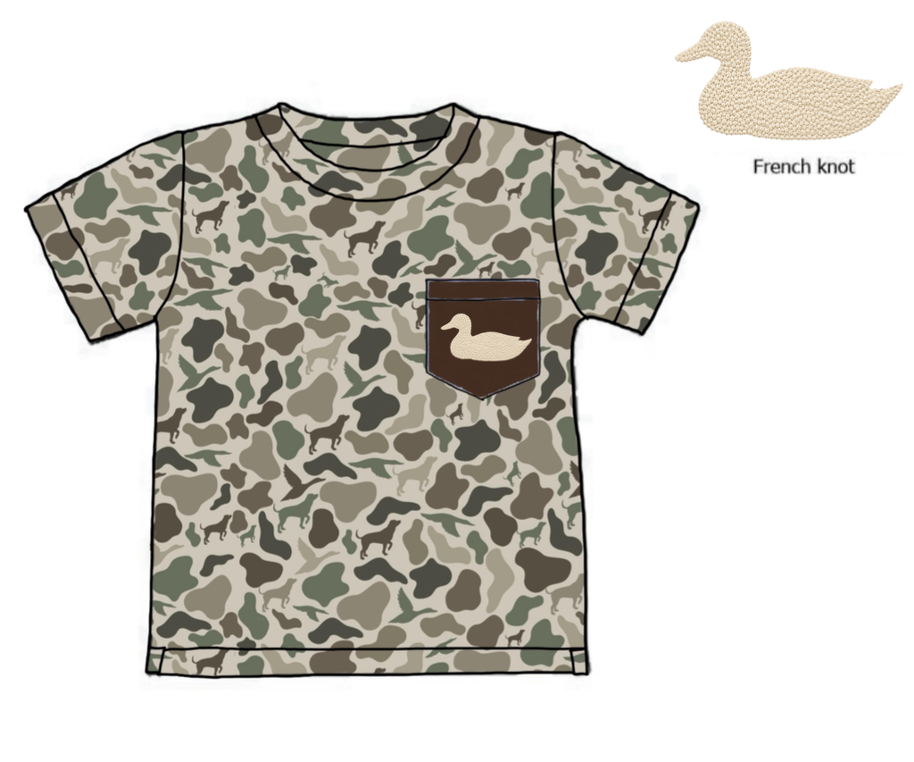 Camo Craze Flash Presale: Boys Knit Tee- Hide & Seek