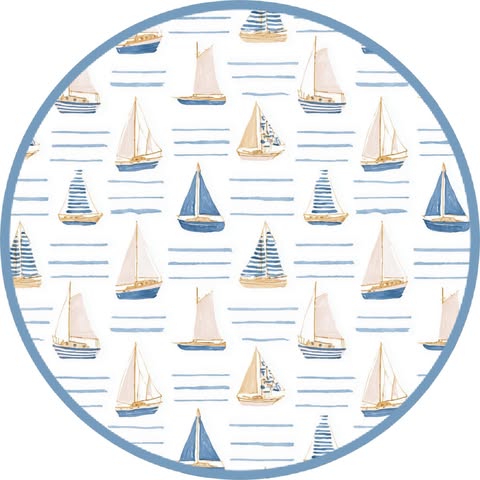 Pre Order 152: Sail Away- Boys Name Smock Rashgaurd Swim Top